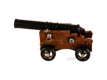 Load image into Gallery viewer, Handmade Warship Cannon Model