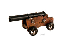 Load image into Gallery viewer, Handmade Warship Cannon Model
