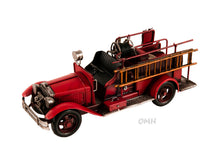 Load image into Gallery viewer, Handmade 1910s Fire Engine Truck Model