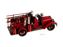 Load image into Gallery viewer, Handmade 1910s Fire Engine Truck Model