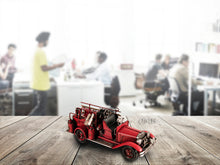 Load image into Gallery viewer, Handmade 1910s Fire Engine Truck Model
