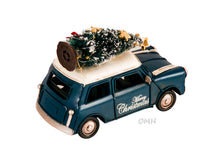 Load image into Gallery viewer, Handmade 1960s Mini Cooper Christmas Car Model Set of 2