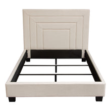 Load image into Gallery viewer, Arden Eastern King Bed w/ 54" Headboard in Cream Fabric by Diamond Sofa