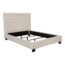 Load image into Gallery viewer, Arden Eastern King Bed w/ 54" Headboard in Cream Fabric by Diamond Sofa