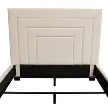 Load image into Gallery viewer, Arden Eastern King Bed w/ 54" Headboard in Cream Fabric by Diamond Sofa