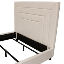 Load image into Gallery viewer, Arden Eastern King Bed w/ 54" Headboard in Cream Fabric by Diamond Sofa