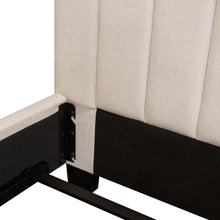 Load image into Gallery viewer, Arden Eastern King Bed w/ 54" Headboard in Cream Fabric by Diamond Sofa