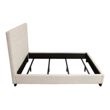 Load image into Gallery viewer, Arden Queen Bed w/ 54" Headboard in Cream Fabric by Diamond Sofa