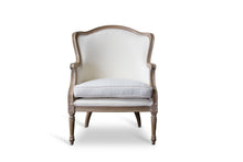 Load image into Gallery viewer, Baxton Studio Charlemagne Traditional French Accent Chair-Oak