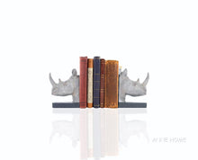 Load image into Gallery viewer, Anne Home - Rhino Head Bookend - Set of 2