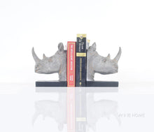 Load image into Gallery viewer, Anne Home - Rhino Head Bookend - Set of 2