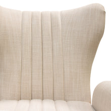 Load image into Gallery viewer, Ava Chair in Sand Linen Fabric w/ Gold Leg by Diamond Sofa
