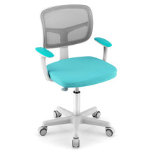 Load image into Gallery viewer, Adjustable Desk Chair with Auto Brake Casters for Kids-Green