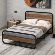 Load image into Gallery viewer, Arc Platform Bed with Headboard and Footboard-Full Size