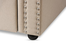 Load image into Gallery viewer, Baxton Studio Mabelle Modern and Contemporary Beige Fabric Trundle Daybed