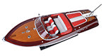 Load image into Gallery viewer, Riva Aquarama With RC Motor Medium