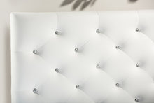 Load image into Gallery viewer, Baxton Studio Viviana Modern and Contemporary White Faux Leather Upholstered Button-tufted Full Size Headboard