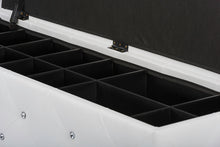 Load image into Gallery viewer, Baxton Studio Seine White Leather Contemporary Storage Ottoman