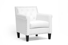 Load image into Gallery viewer, Baxton Studio Thalassa White Modern Arm Chair