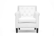 Load image into Gallery viewer, Baxton Studio Thalassa White Modern Arm Chair