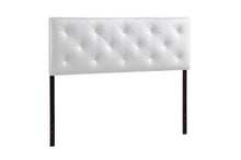 Load image into Gallery viewer, Baxton Studio Baltimore Modern and Contemporary King White Faux Leather Upholstered Headboard