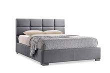 Load image into Gallery viewer, Baxton Studio Sophie Modern and Contemporary Grey Fabric Upholstered Queen Size Platform Bed