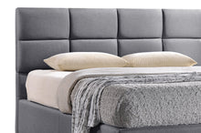 Load image into Gallery viewer, Baxton Studio Sophie Modern and Contemporary Grey Fabric Upholstered Queen Size Platform Bed
