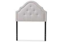 Load image into Gallery viewer, Baxton Studio Cora Modern and Contemporary Grayish Beige Fabric Upholstered Twin Size Headboard
