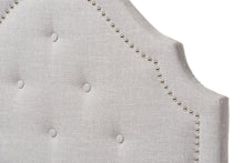 Load image into Gallery viewer, Baxton Studio Cora Modern and Contemporary Grayish Beige Fabric Upholstered Twin Size Headboard