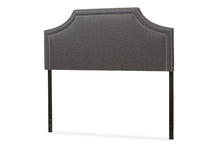 Load image into Gallery viewer, Baxton Studio Avignon Modern and Contemporary Dark Grey Fabric Upholstered King Size Headboard