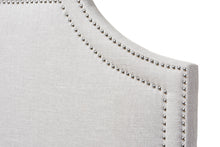 Load image into Gallery viewer, Baxton Studio Avignon Modern and Contemporary Grayish Beige Fabric Upholstered Full Size Headboard