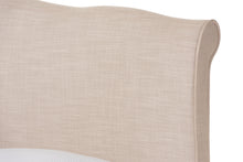Load image into Gallery viewer, Baxton Studio Fannie French Classic Modern Style Beige Linen Fabric Queen Size Platform Bed