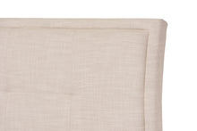 Load image into Gallery viewer, Baxton Studio Lea Modern and Contemporary Beige Mix-Linen Queen Size Storage Platform Bed