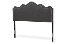 Load image into Gallery viewer, Baxton Studio Nadeen Modern and Contemporary Dark Grey Fabric Queen Size Headboard