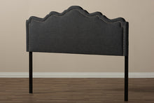 Load image into Gallery viewer, Baxton Studio Nadeen Modern and Contemporary Dark Grey Fabric King Size Headboard