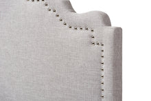 Load image into Gallery viewer, Baxton Studio Nadeen Modern and Contemporary Greyish Beige Fabric Twin Size Headboard