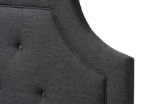 Load image into Gallery viewer, Baxton Studio Mars Modern and Contemporary Dark Grey Fabric Full Size Headboard