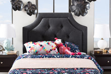 Load image into Gallery viewer, Baxton Studio Mars Modern and Contemporary Dark Grey Fabric Twin Size Headboard