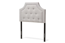 Load image into Gallery viewer, Baxton Studio Mars Modern and Contemporary Greyish Beige Fabric Twin Size Headboard