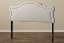 Load image into Gallery viewer, Baxton Studio Avery Modern and Contemporary Greyish Beige Fabric Queen Size Headboard