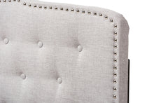 Load image into Gallery viewer, Baxton Studio Lucy Modern and Contemporary Greyish Beige Fabric Queen Size Headboard