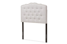 Load image into Gallery viewer, Baxton Studio Lucy Modern and Contemporary Greyish Beige Fabric Twin Size Headboard