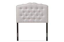 Load image into Gallery viewer, Baxton Studio Lucy Modern and Contemporary Greyish Beige Fabric Twin Size Headboard