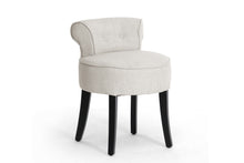 Load image into Gallery viewer, Baxton Studio Millani Beige Linen Modern Lounge Stool
