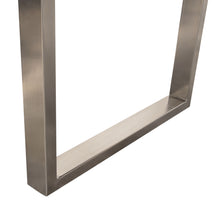 Load image into Gallery viewer, Bowen Solid Acacia Wood Top Dining Table with Live Edge in Espresso Finish w/ Nickel Plated Base by Diamond Sofa