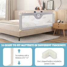 Load image into Gallery viewer, Vertical Lifting Baby Bedrail Guard with Double Safety Child Lock