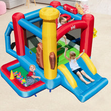 Load image into Gallery viewer, Baseball Themed Inflatable Bounce House with Ball Pit and Ocean Balls