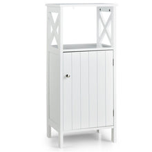 Load image into Gallery viewer, Bathroom Floor Cabinet with X-Frame and Adjustable Shelf