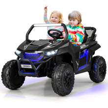 Load image into Gallery viewer, 12V 2-Seater Kids Ride on UTV with Slow Start Function Music-Black