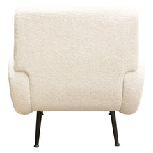 Load image into Gallery viewer, Cameron Accent Chair in Bone Boucle Textured Fabric w/ Black Leg by Diamond Sofa